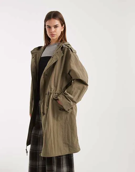 Объемная парка цвета хаки ASOS DESIGN
Объемная парка цвета хаки ASOS DESIGN