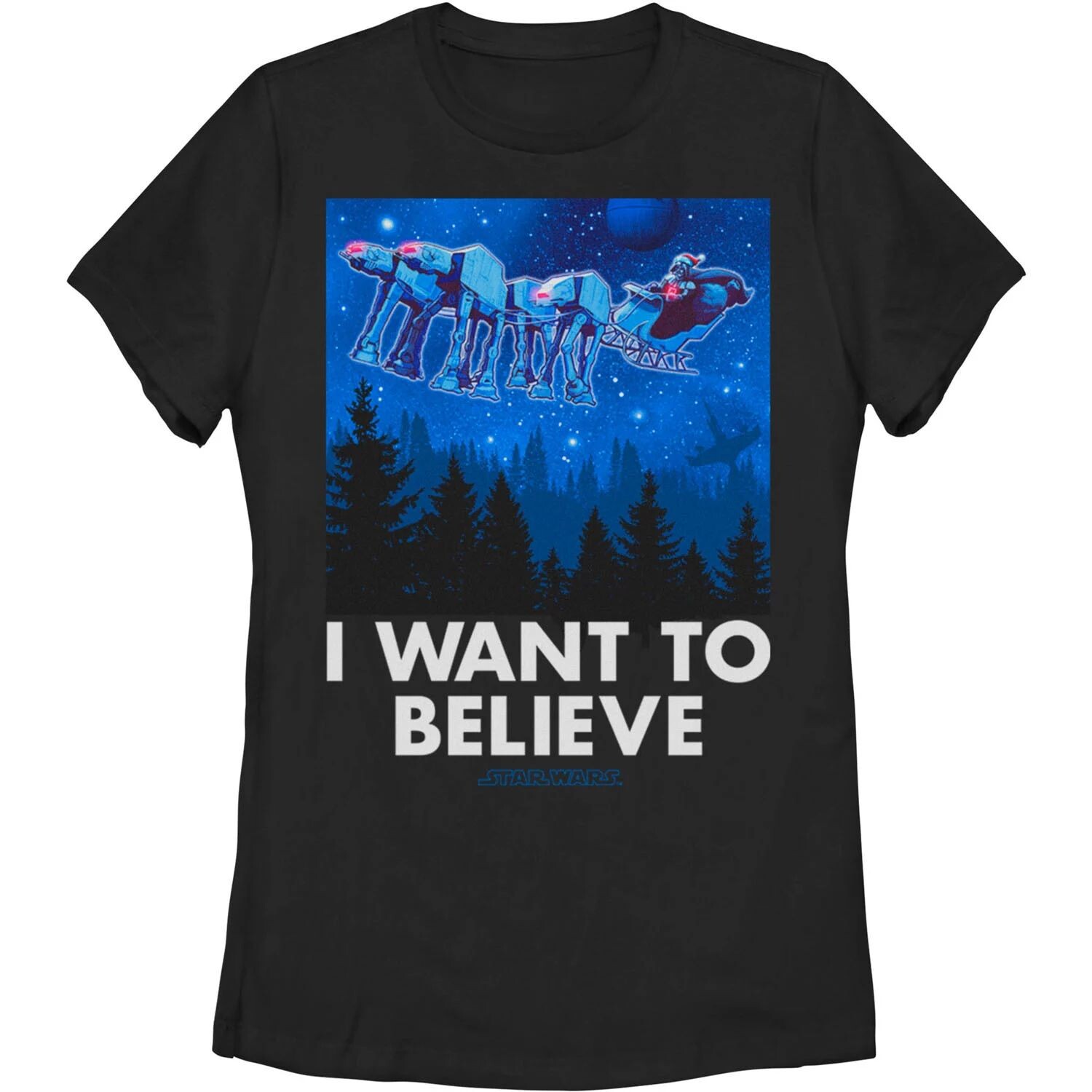 Детская футболка с рисунком «Звездные войны: Санта-Вейдер и летающие имперские ходоки» Star Wars, черный
Детская футболка с рисунком «Звездные войны: Санта-Вейдер и летающие имперские ходоки» Star Wars, черный