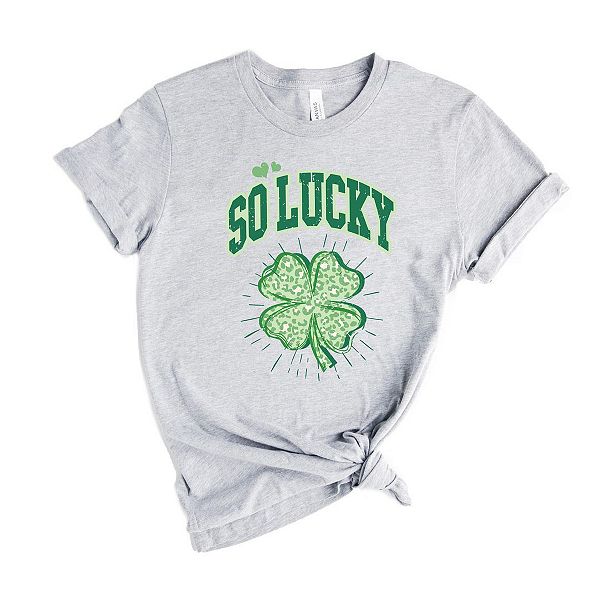 Футболка So lucky с принтом в виде гепарда и трилистника Simply Sage Market, Heather Grey, Серый, Футболка So lucky с принтом в виде гепарда и трилистника Simply Sage Market, Heather Grey
Футболка So lucky с принтом в виде гепарда и трилистника Simply Sage Market, Heather Grey, Серый, Футболка So lucky с принтом в виде гепарда и трилистника Simply Sage Market, Heather Grey