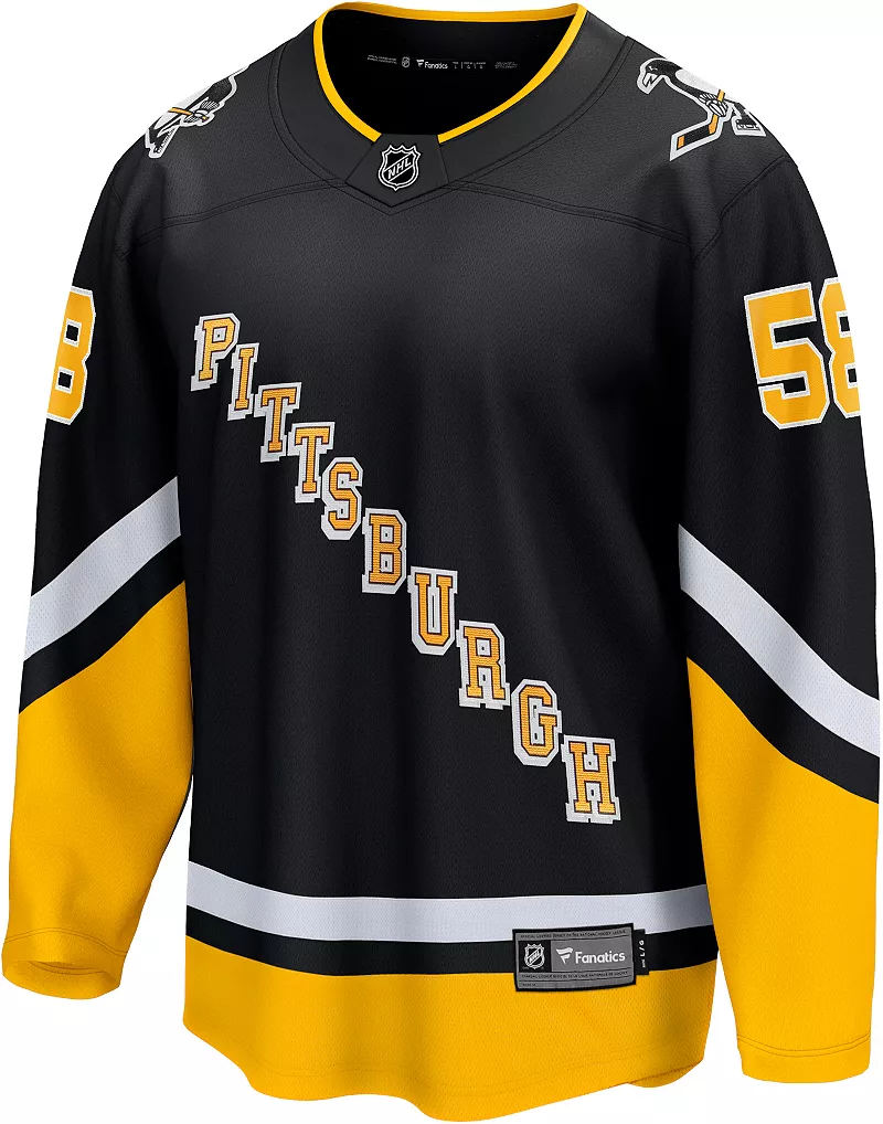 Альтернативная реплика футболки НХЛ «Питтсбург Пингвинз» Криса Летанга № 58 Fanatics
Альтернативная реплика футболки НХЛ «Питтсбург Пингвинз» Криса Летанга № 58 Fanatics