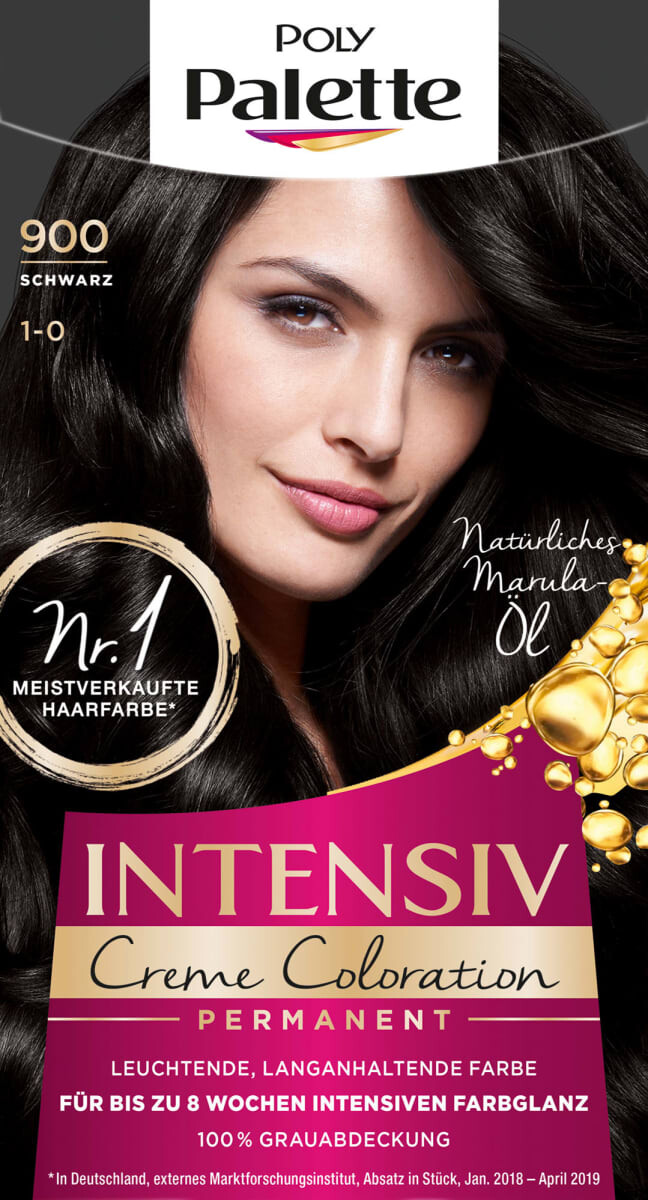 Краска для волос 900 черный 1 шт. Poly Palette
Краска для волос 900 черный 1 шт. Poly Palette