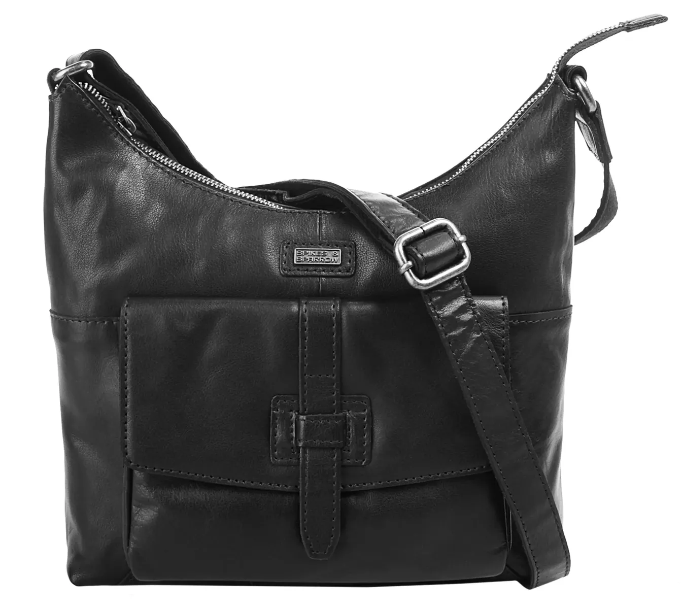 Сумка через плечо Spikes & Sparrow, натуральная кожа, черный
Сумка через плечо Spikes & Sparrow, натуральная кожа, черный