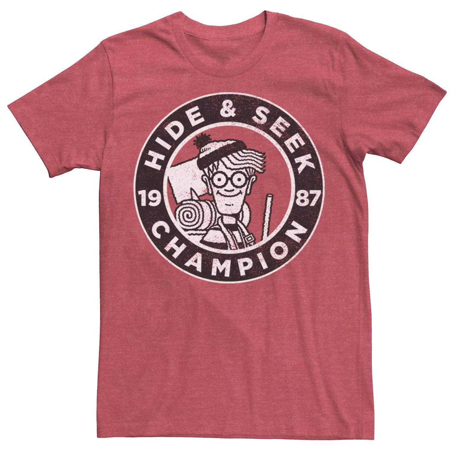 Мужская футболка с рисунком «Wher's Waldo Hide And Seek Champion» Licensed Character
Мужская футболка с рисунком «Wher's Waldo Hide And Seek Champion» Licensed Character