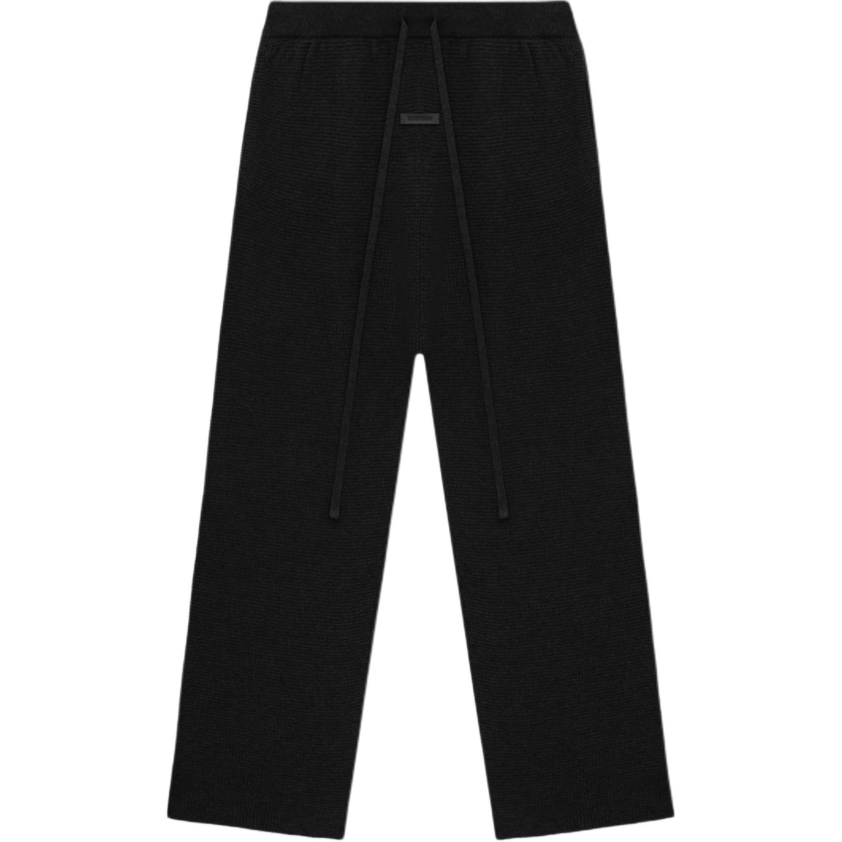 Брюки из вафельной вязки Fear Of God Essentials, meteorite черный/черный
Брюки из вафельной вязки Fear Of God Essentials, meteorite черный/черный