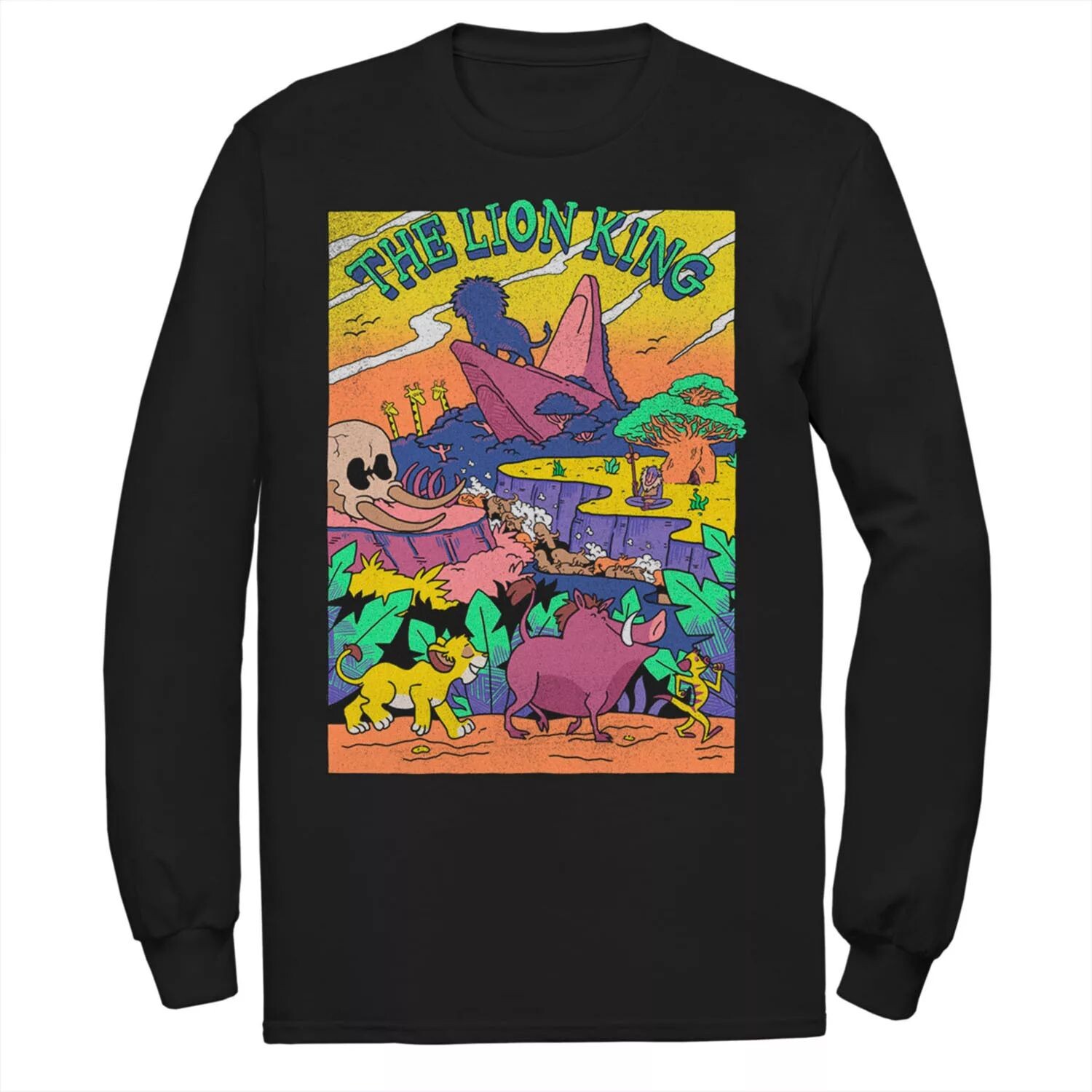 Мужская красочная футболка Disney King Lion King Legend of Lion King, Black Licensed Character, черный
Мужская красочная футболка Disney King Lion King Legend of Lion King, Black Licensed Character, черный