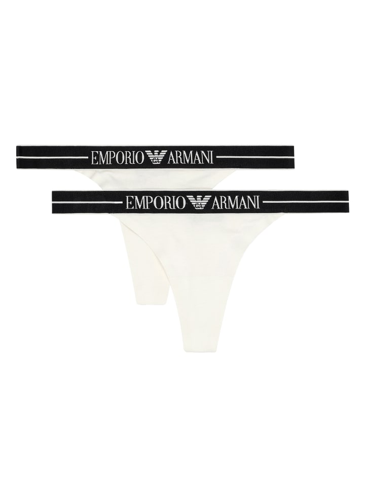 Emporio Armani Трусы 2er Pack Thong in Creme
Emporio Armani Трусы 2er Pack Thong in Creme