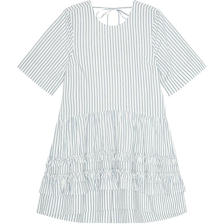 Полосатое платье GANNI, белый
Полосатое платье GANNI, белый