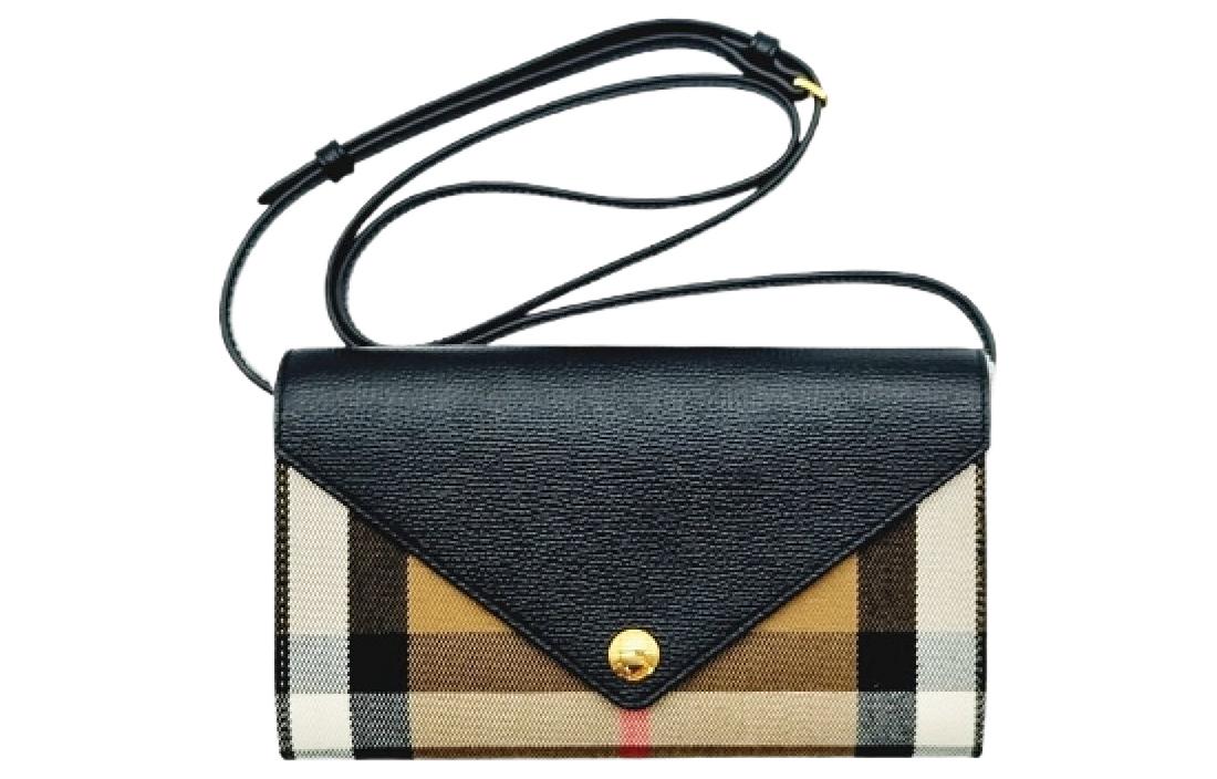 Burberry Сумка через плечо Hannah Check черная
Burberry Сумка через плечо Hannah Check черная