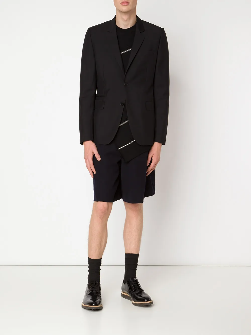 Асимметричный свитер с контрастными полосками Comme des Garçons Homme Plus, черный
Асимметричный свитер с контрастными полосками Comme des Garçons Homme Plus, черный