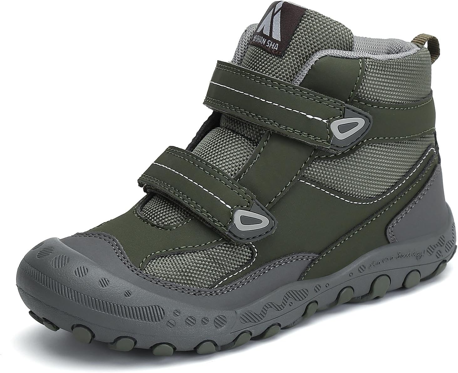 Детские водонепроницаемые походные ботинки Mishansha, мальчики и девочки, противоударные, противоскользящие, спортивные обувь для активного отдыха и походов, Army Green/Gray
Детские водонепроницаемые походные ботинки Mishansha, мальчики и девочки, противоударные, противоскользящие, спортивные обувь для активного отдыха и походов, Army Green/Gray