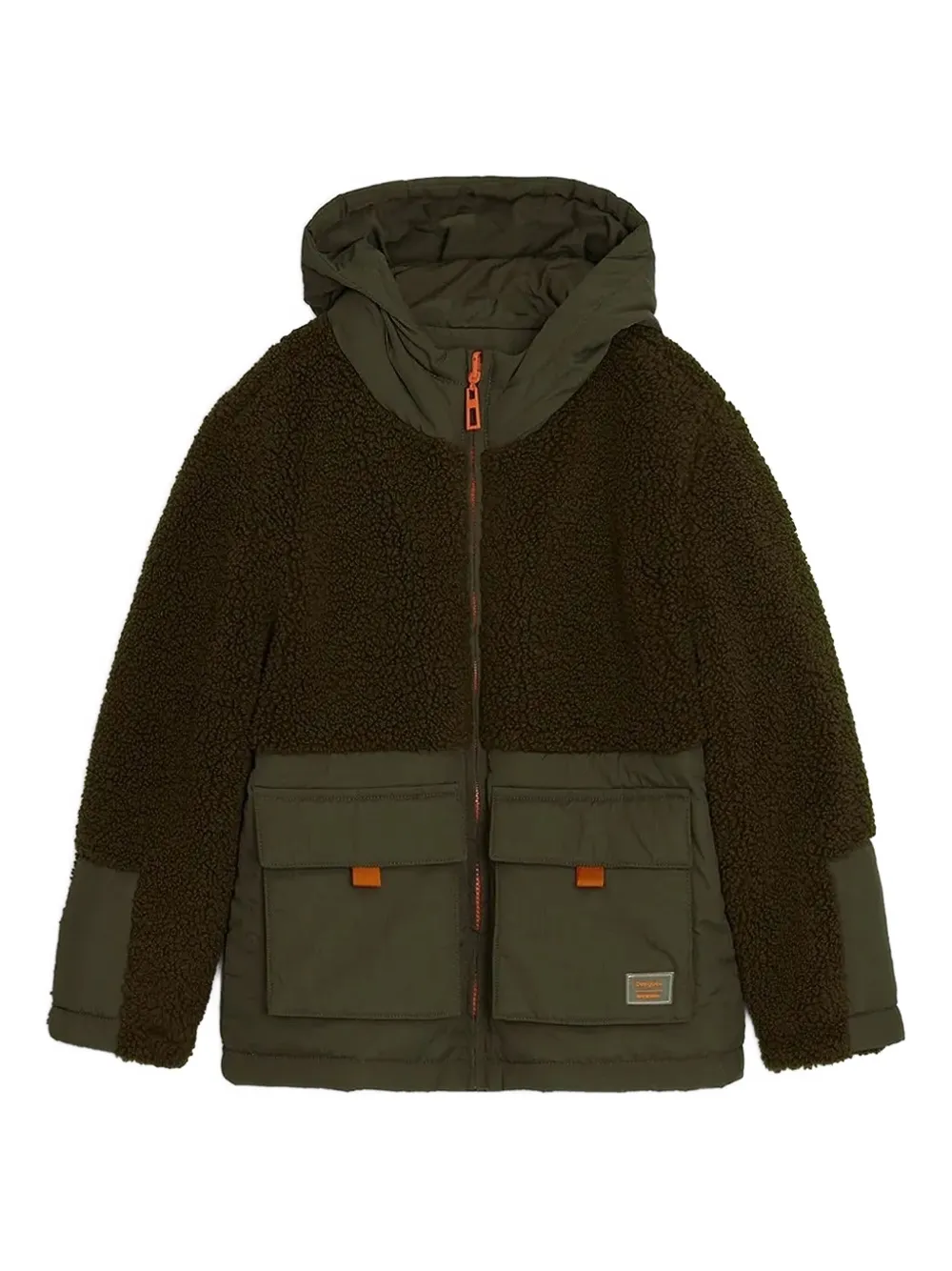 Куртка с капюшоном и вставками Desigual, зеленый
Куртка с капюшоном и вставками Desigual, зеленый