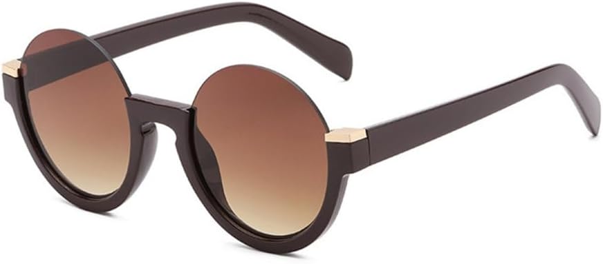 MUTYNE Модные полуободковые круглые женские солнцезащитные очки с градиентным линзовым покрытием, ретро-стиль, прозрачные линзы, оправа, защита от УФ-излучения UV400, Brown Tea
MUTYNE Модные полуободковые круглые женские солнцезащитные очки с градиентным линзовым покрытием, ретро-стиль, прозрачные линзы, оправа, защита от УФ-излучения UV400, Brown Tea