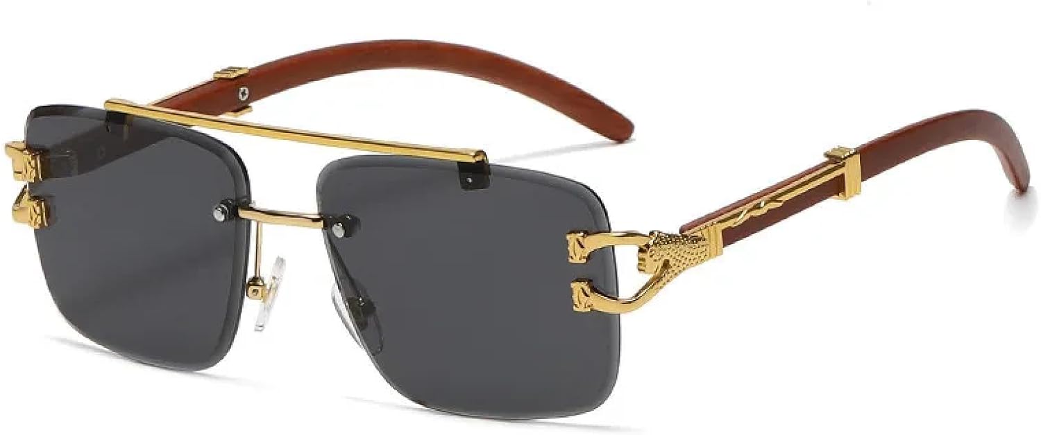 Деревянные солнцезащитные очки для женщин и мужчин, золотистый леопардовый принт, двойная огранка линз, декоративные очки с защитой от УФ-излучения UV400 DSVIGF, Gold Grey
Деревянные солнцезащитные очки для женщин и мужчин, золотистый леопардовый принт, двойная огранка линз, декоративные очки с защитой от УФ-излучения UV400 DSVIGF, Gold Grey