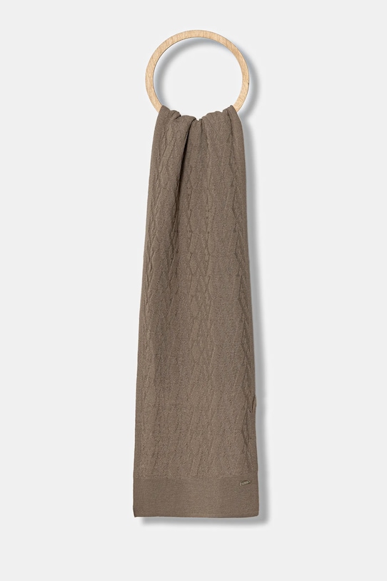 Шерстяной шарф Armani Exchange, коричневый
Шерстяной шарф Armani Exchange, коричневый