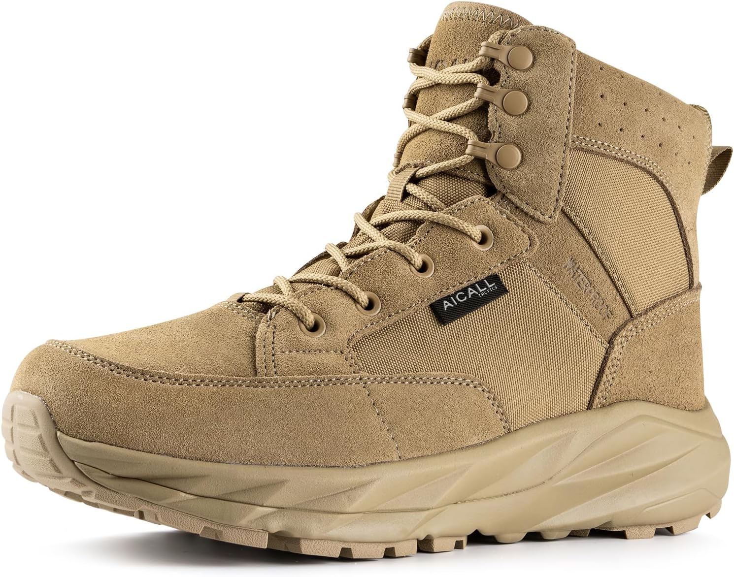Тактические легкие ботинки AICALL для мужчин, водонепроницаемые военные ботинки, походные ботинки, 15 см дышащие пустынные ботинки, песочный
Тактические легкие ботинки AICALL для мужчин, водонепроницаемые военные ботинки, походные ботинки, 15 см дышащие пустынные ботинки, песочный