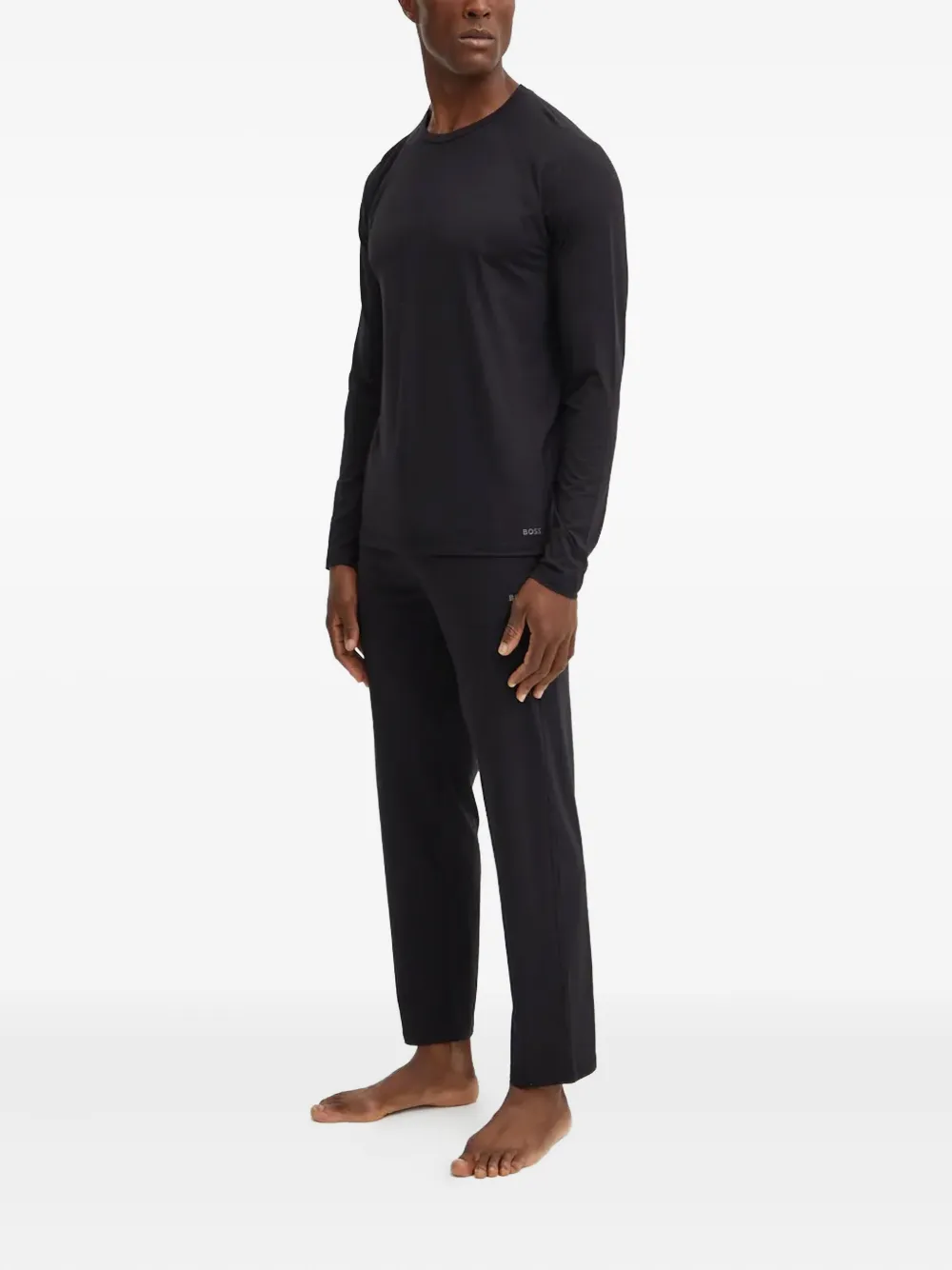 Пижама с рукавами-реглан BOSS, черный
Пижама с рукавами-реглан BOSS, черный