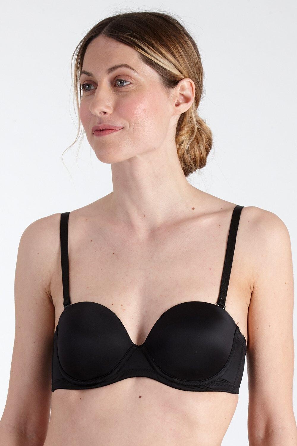 Бюстгальтер без бретелек на косточках 'JADE' с маленькой чашкой Little Women, черный
Бюстгальтер без бретелек на косточках 'JADE' с маленькой чашкой Little Women, черный