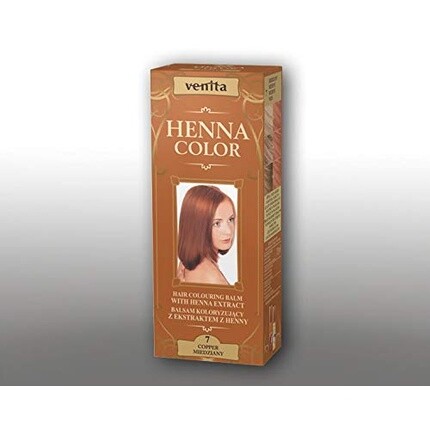 Краска для волос Henna Color 7 Медь 75мл, Venita
Краска для волос Henna Color 7 Медь 75мл, Venita
