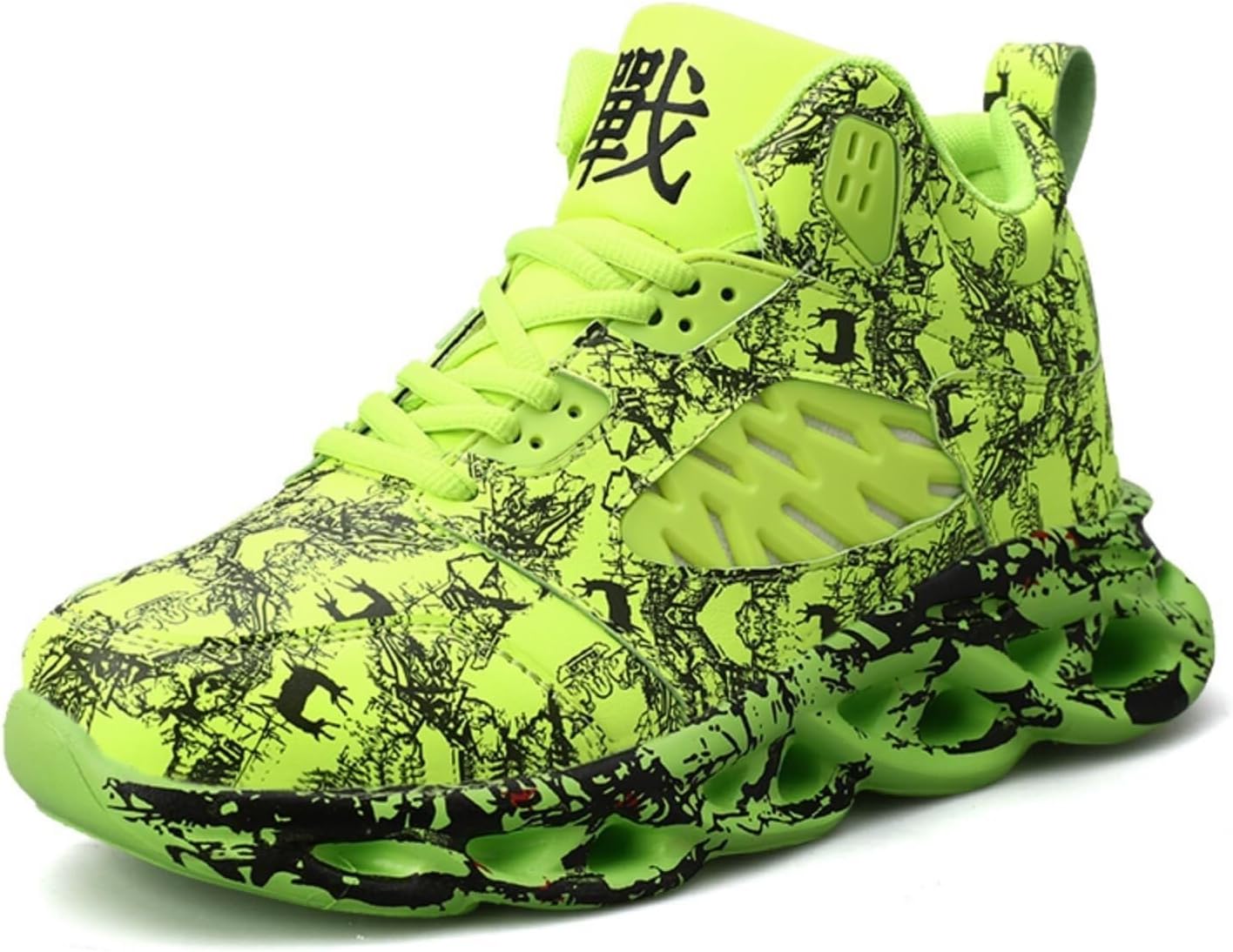 Мужские модные спортивные баскетбольные кроссовки с противоскользящей амортизацией, легкие повседневные фитнес-кроссовки для бега Solastride, зеленый
Мужские модные спортивные баскетбольные кроссовки с противоскользящей амортизацией, легкие повседневные фитнес-кроссовки для бега Solastride, зеленый