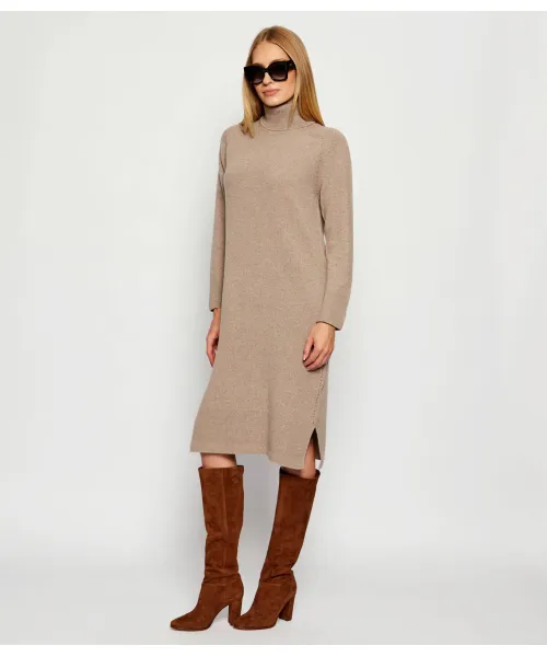 Шерстяное платье Gant, бежевый 
Шерстяное платье Gant, бежевый