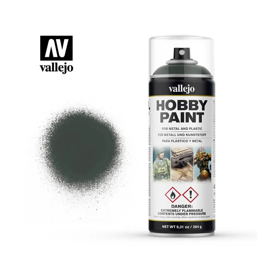 Темно-зеленый, Hobby Spray Paints (Vallejo)
Темно-зеленый, Hobby Spray Paints (Vallejo)