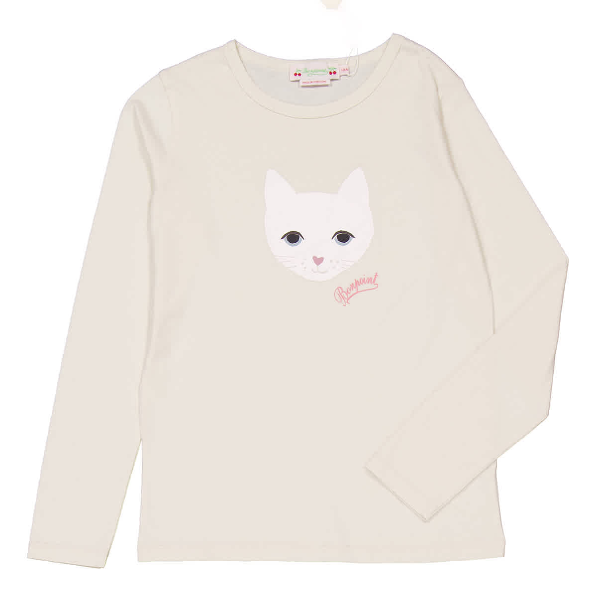 Bonpoint Детская футболка с длинным рукавом и принтом кошки, Upb Mastic
Bonpoint Детская футболка с длинным рукавом и принтом кошки, Upb Mastic