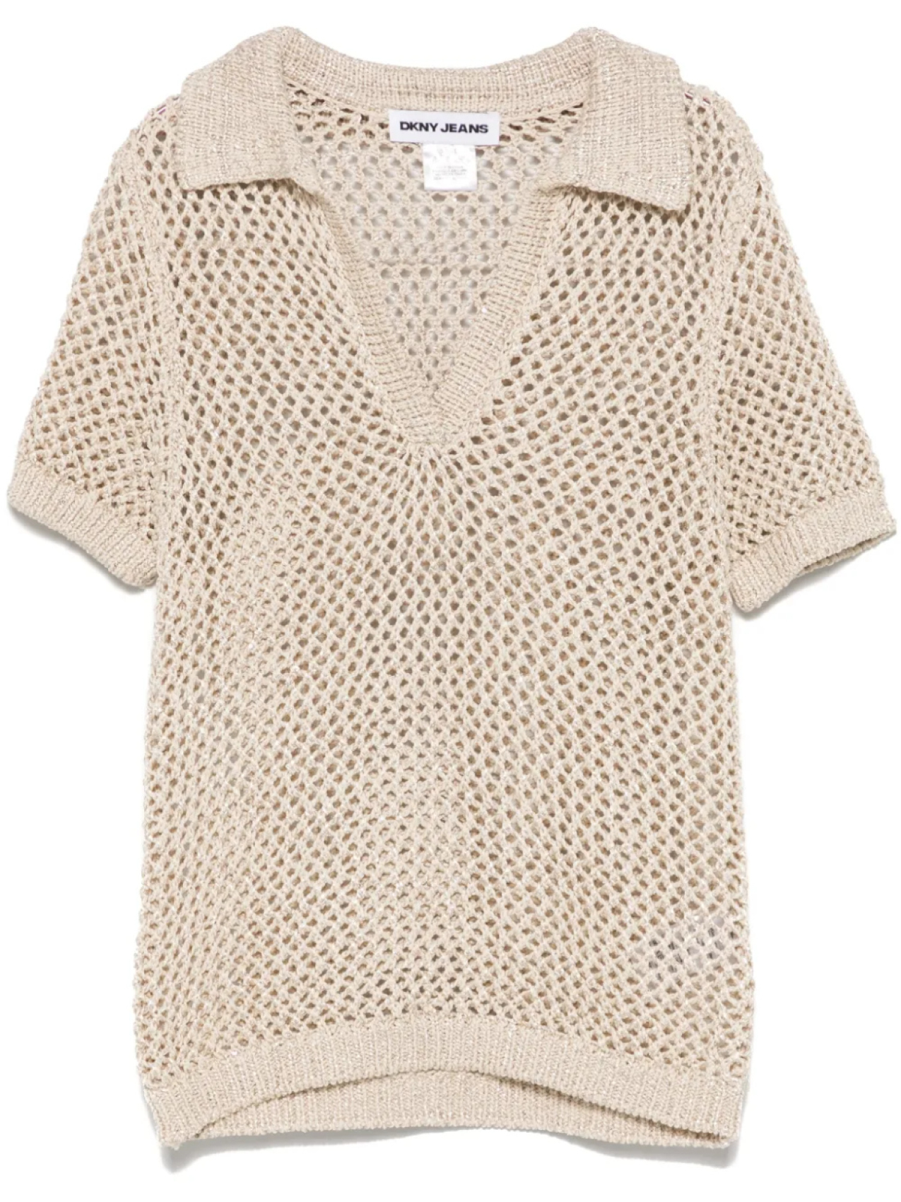 Топ DKNY ажурной вязки, нейтральный
Топ DKNY ажурной вязки, нейтральный
