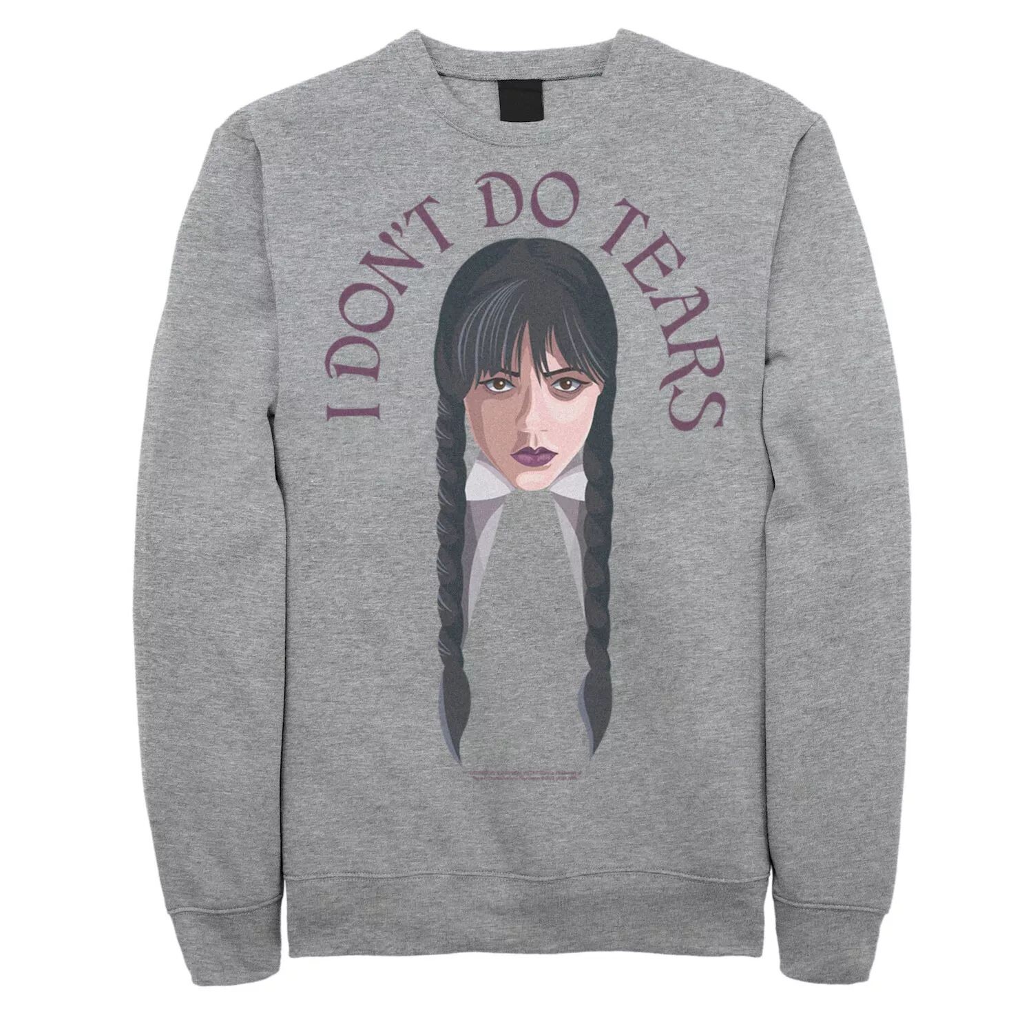 Мужской свитшот с рисунком Wednesday Don’t Do Tears Licensed Character
Мужской свитшот с рисунком Wednesday Don’t Do Tears Licensed Character