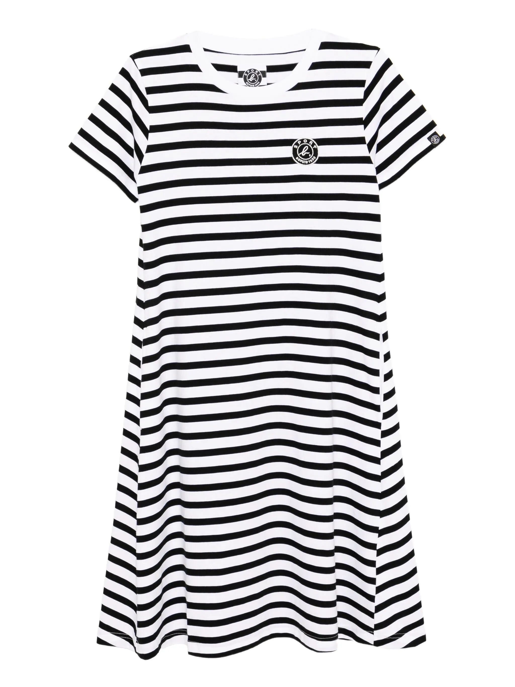 Полосатое платье с логотипом Sport B. By Agnès B., черный
Полосатое платье с логотипом Sport B. By Agnès B., черный