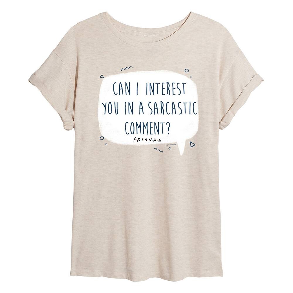 Струящаяся футболка с саркастическим комментарием «Друзья юниоров» Licensed Character, бежевый
Струящаяся футболка с саркастическим комментарием «Друзья юниоров» Licensed Character, бежевый