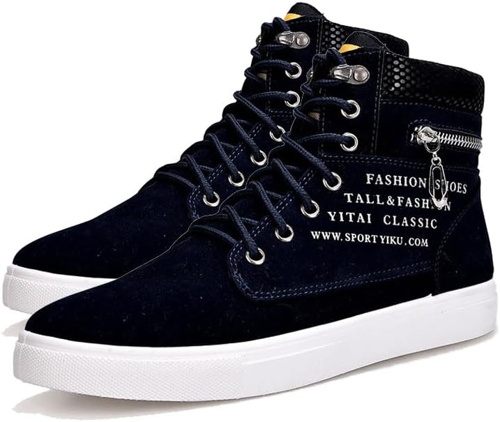 Мужские модные кроссовки ODIPON, высокие тканевые кеды, обувь для скейта, удобная повседневная обувь для прогулок, синий
Мужские модные кроссовки ODIPON, высокие тканевые кеды, обувь для скейта, удобная повседневная обувь для прогулок, синий