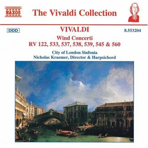 CD диск Vivaldi / Kraemer / City of London Sinfonia: Wind Concerti
CD диск Vivaldi / Kraemer / City of London Sinfonia: Wind Concerti