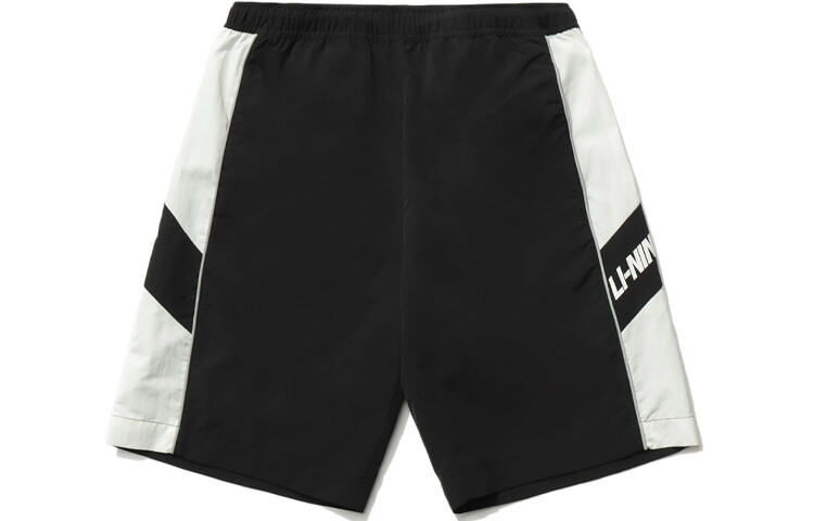 Спортивная модная коллекция повседневных шорт для мужчин Lining, черный 
Спортивная модная коллекция повседневных шорт для мужчин Lining, черный