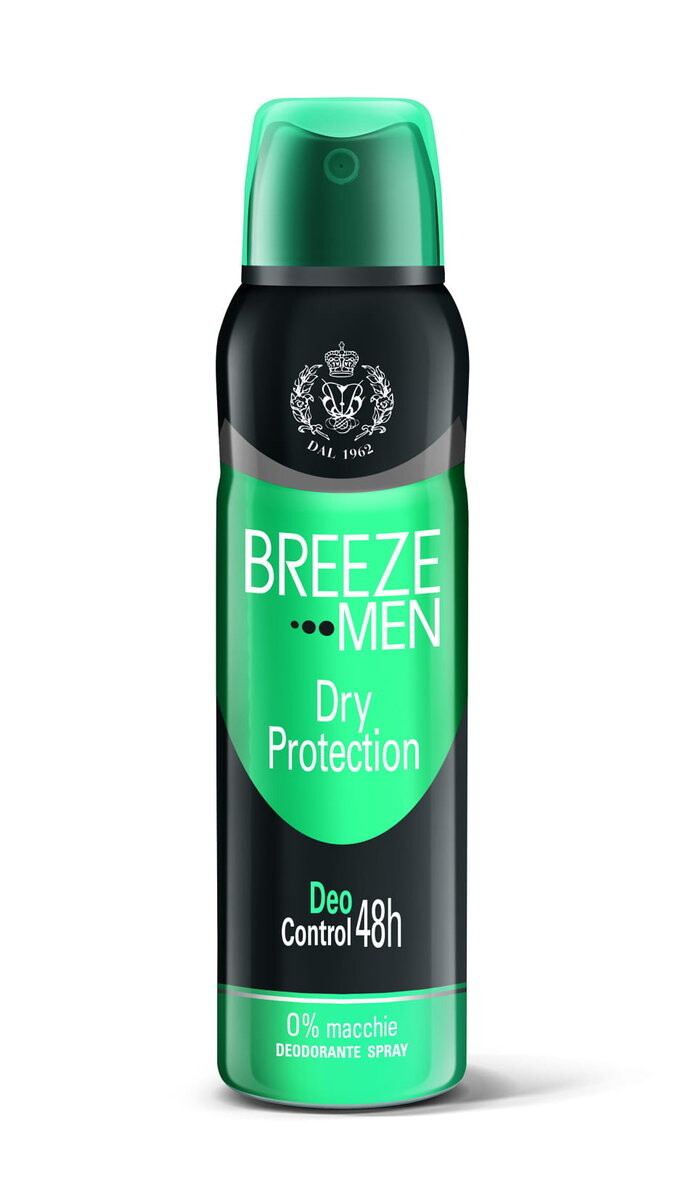 Breeze Men, Дезодорант для защиты от сухости, 150 мл
Breeze Men, Дезодорант для защиты от сухости, 150 мл