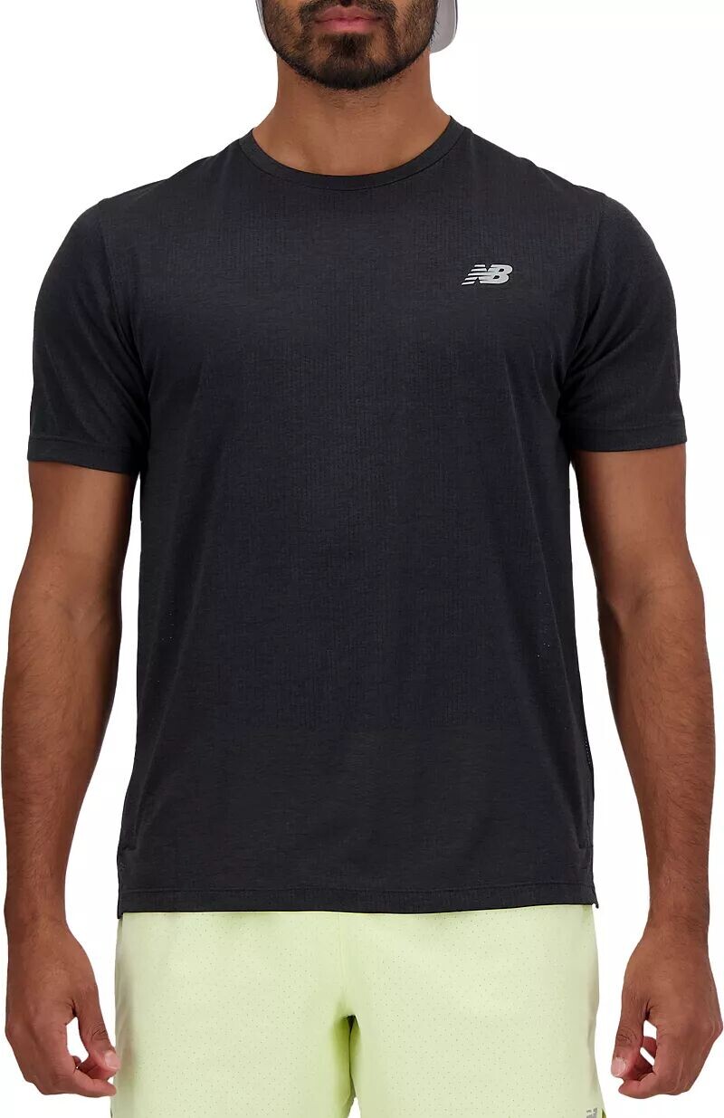 Мужская футболка New Balance для легкой атлетики с коротким рукавом, черный
Мужская футболка New Balance для легкой атлетики с коротким рукавом, черный