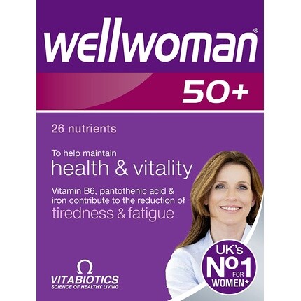 Well Woman 50+ 30 таблеток, Vitabiotics
Well Woman 50+ 30 таблеток, Vitabiotics