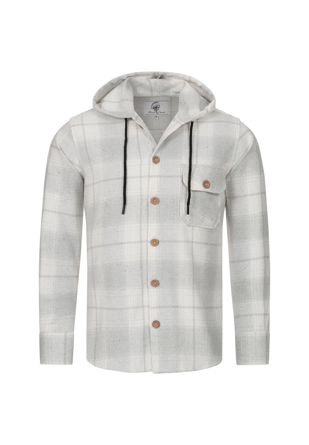 Рубашка Рубашка в клетку с капюшоном Rock Creek, серый
Рубашка Рубашка в клетку с капюшоном Rock Creek, серый