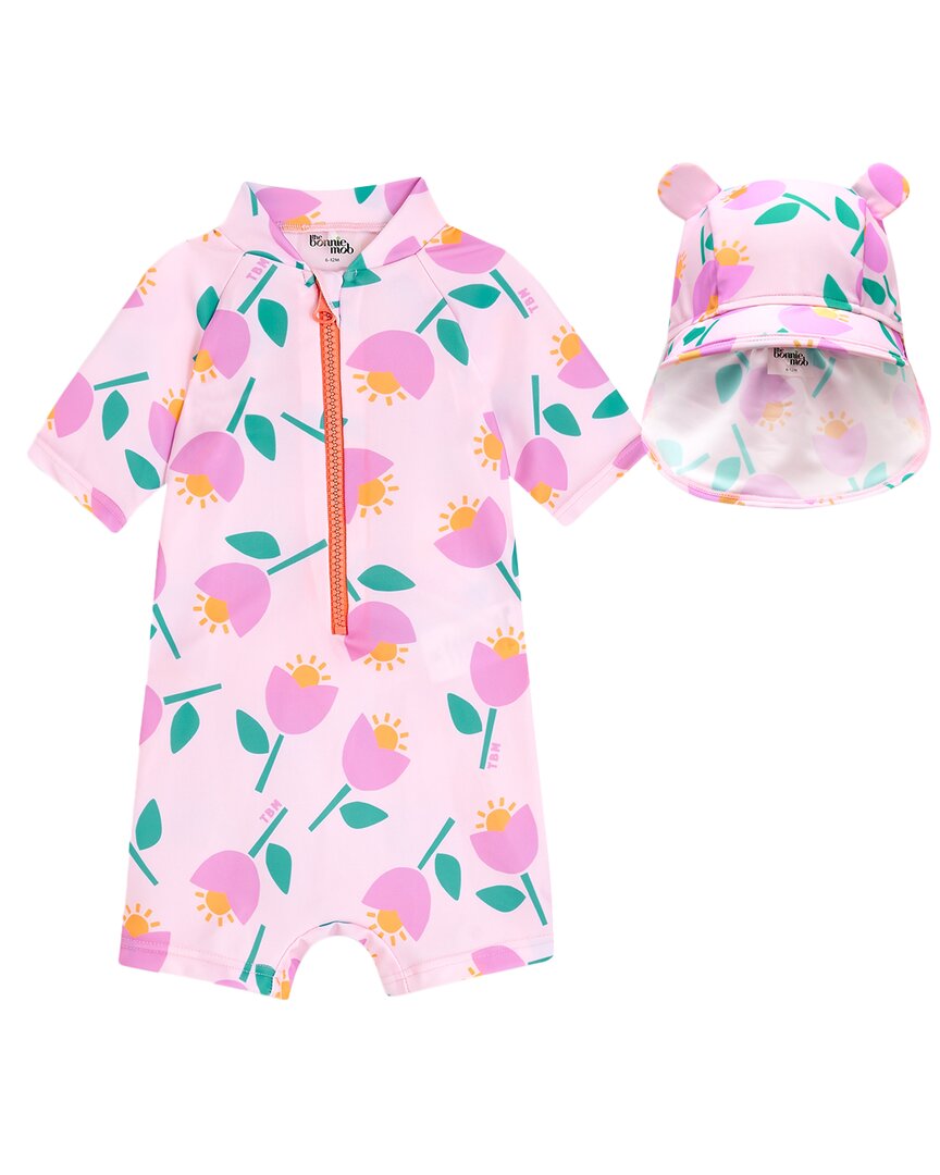 Комплект купальника и шапочки Bonniemob Rashguard The bonnie mob, розовый
Комплект купальника и шапочки Bonniemob Rashguard The bonnie mob, розовый