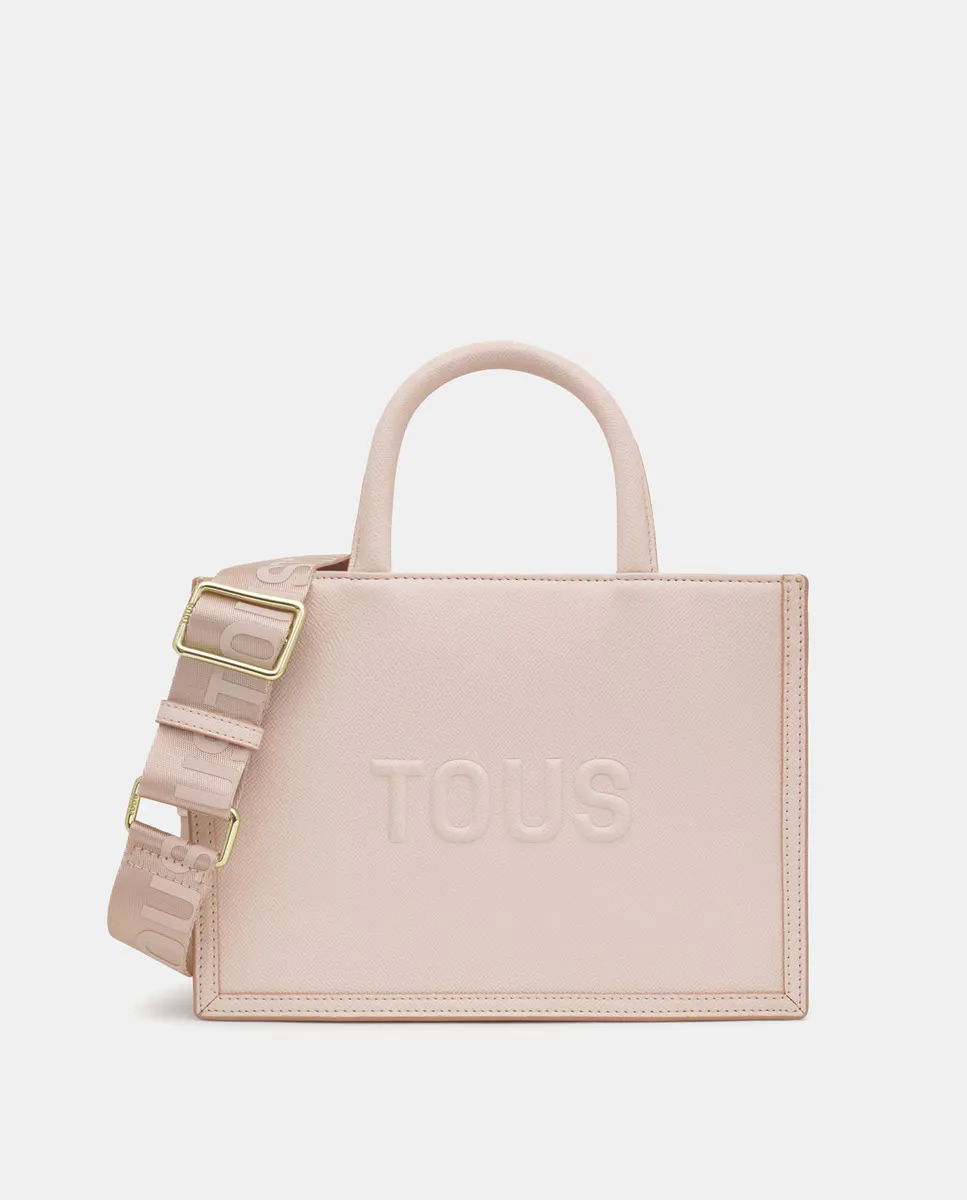 Средняя сумка-шоппер с молнией и двойной ручкой Tous, розовый
Средняя сумка-шоппер с молнией и двойной ручкой Tous, розовый
