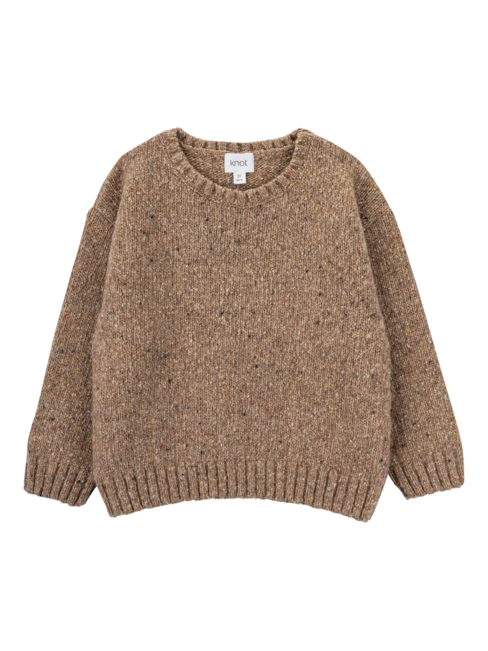 Свитер в мелкую точку Knot, коричневый
Свитер в мелкую точку Knot, коричневый