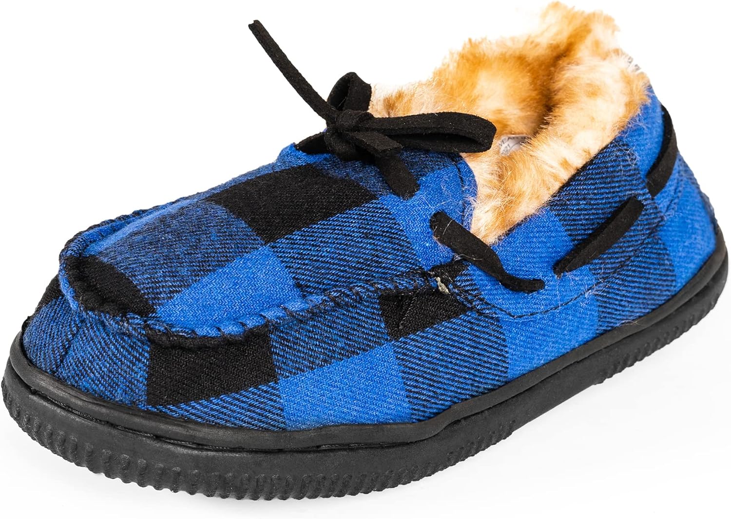 Детские тапочки NORTY с флисом и клетчатым узором «буффало» - домашние тапочки на липучке для мальчиков и девочек - замшевая подошва - соответствуют размеру, синий
Детские тапочки NORTY с флисом и клетчатым узором «буффало» - домашние тапочки на липучке для мальчиков и девочек - замшевая подошва - соответствуют размеру, синий