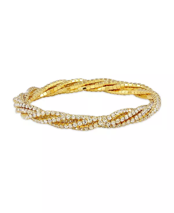 Эластичный браслет из 5 рядов кристаллов золотистого оттенка Macy'S, gold
Эластичный браслет из 5 рядов кристаллов золотистого оттенка Macy'S, gold