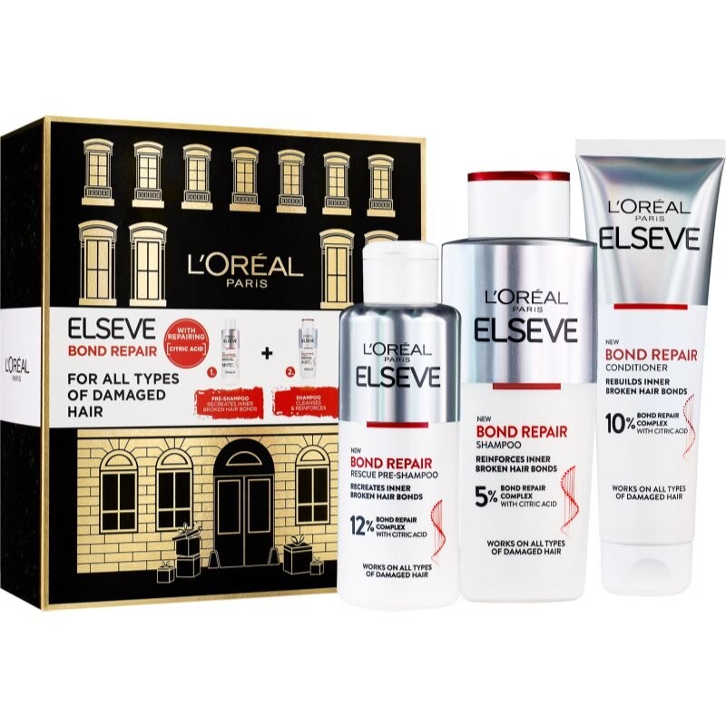 Подарочный набор L’Oréal Paris Elseve Bond Repair (для поврежденных волос) Inna Marka
Подарочный набор L’Oréal Paris Elseve Bond Repair (для поврежденных волос) Inna Marka