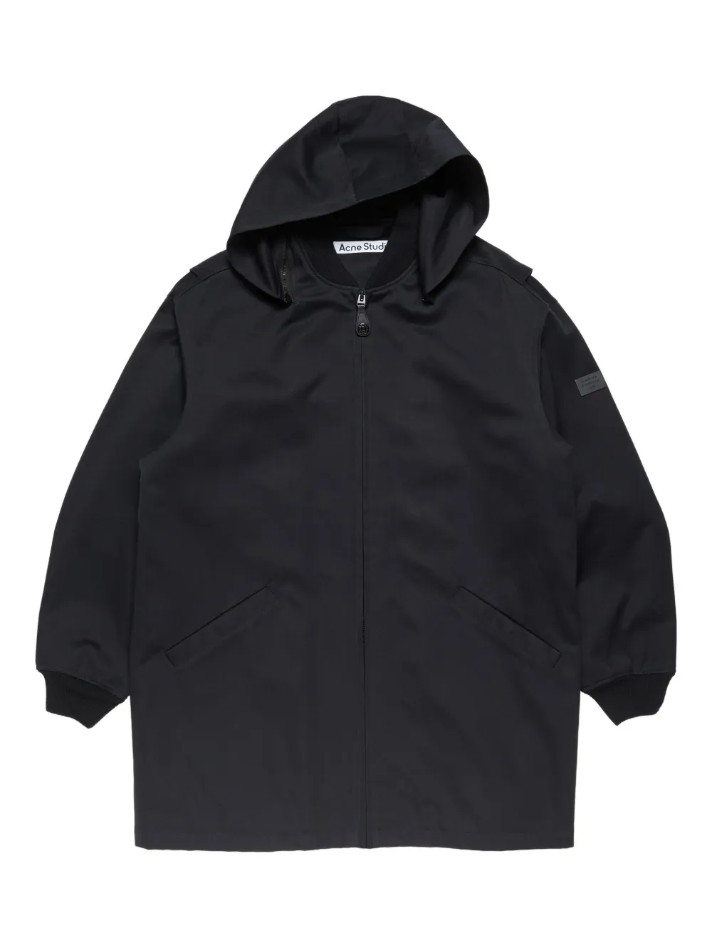 Пальто на молнии с капюшоном Acne Studios, черный
Пальто на молнии с капюшоном Acne Studios, черный