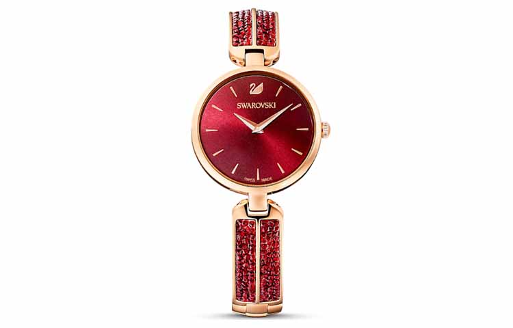 Swarovski Наручные часы кварцевый механизм браслет из нержавеющей стали красный циферблат женские часы 5519312
Swarovski Наручные часы кварцевый механизм браслет из нержавеющей стали красный циферблат женские часы 5519312