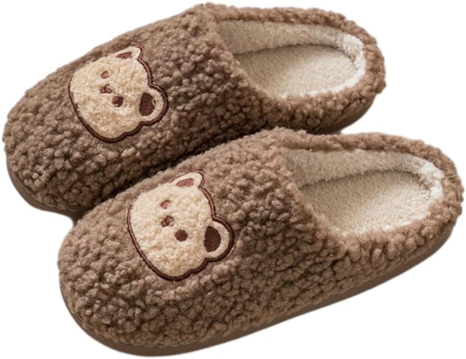 Тапочки Avilego Cute Cozy с мультяшным медвежонком, хлопковые, для дома и улицы, теплые, с нескользящей подошвой, мягкие плюшевые шлепанцы для женщин и мужчин, Coffee
Тапочки Avilego Cute Cozy с мультяшным медвежонком, хлопковые, для дома и улицы, теплые, с нескользящей подошвой, мягкие плюшевые шлепанцы для женщин и мужчин, Coffee