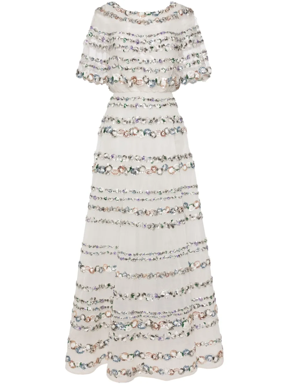 Декорированное вечернее платье Saiid Kobeisy, белый
Декорированное вечернее платье Saiid Kobeisy, белый