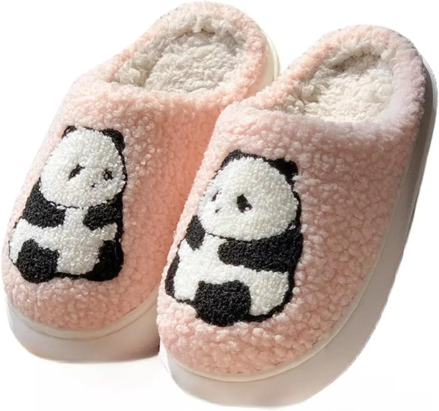 Милые тапочки с пандой для женщин и мужчин, животные, пушистые, плюшевые, кавайные, новинка, веселые, теплые, для дома и улицы, с нескользящей подошвой Elirar, розовый
Милые тапочки с пандой для женщин и мужчин, животные, пушистые, плюшевые, кавайные, новинка, веселые, теплые, для дома и улицы, с нескользящей подошвой Elirar, розовый