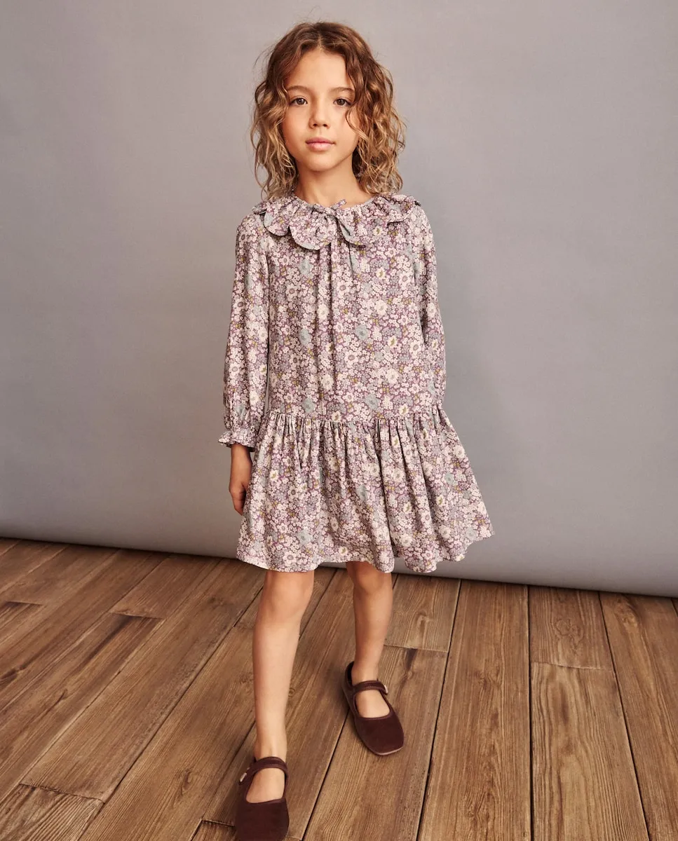 Платье для девочки с длинным рукавом, полностью с принтом, из вискозы, с отстегивающимся воротничком-деталью Coconut El Corte Inglés, розовый
Платье для девочки с длинным рукавом, полностью с принтом, из вискозы, с отстегивающимся воротничком-деталью Coconut El Corte Inglés, розовый