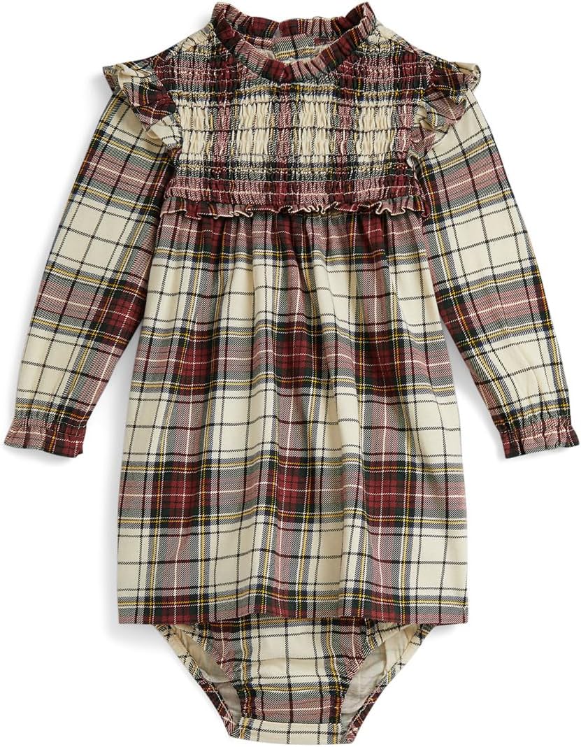Платье и шаровары из хлопкового джерси в клетку Polo Ralph Lauren Kids, Cream Stewart Tartan
Платье и шаровары из хлопкового джерси в клетку Polo Ralph Lauren Kids, Cream Stewart Tartan